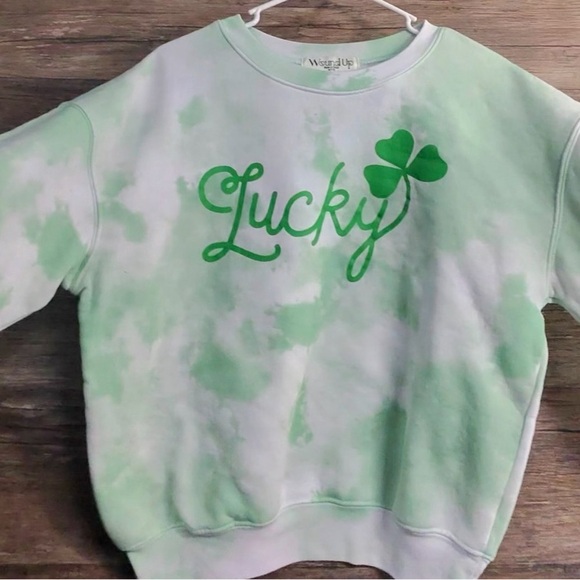 Wound Up Mint Green Lucky Sweater - Picture 2 of 6